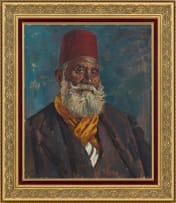 Alfred Neville Lewis; Man with Beard and Fez