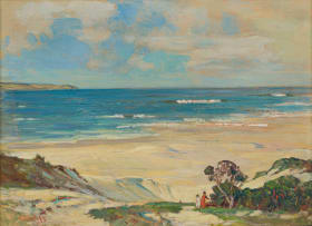 Walter Gilbert Wiles; Coastal Landscape