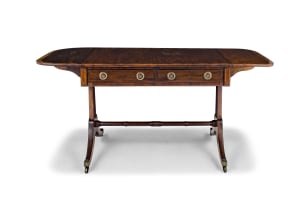 A George III style mahogany sofa table