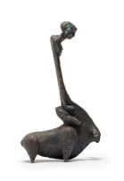 Speelman Mahlangu; Man Riding Bull