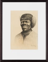 Gerard Bhengu; Portrait of Man with Necklace