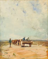 Adriaan Boshoff; Wagon In A Landscape