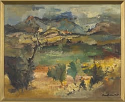 Paul du Toit; Landscape with Mountain Beyond