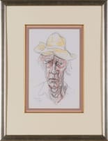Gregoire Boonzaier; Self-Portrait with Yellow Hat