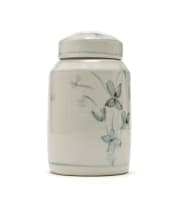 Esias Bosch; Small White Lidded Jar