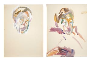Albert Adams; Portrait Studies, two