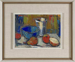 Maurice van Essche; Stillewe me Vrugte (Still Life with Fruit)