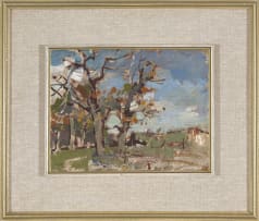 Gregoire Boonzaier; Eikebome, Herfs, Elgin (Oak Trees, Autumn, Elgin)