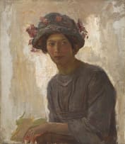 Frans Oerder; Portret van 'n Dame (Portrait of a Lady)