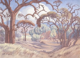 Jacob Hendrik Pierneef; Bosveldbome (Bushveld Trees)