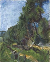 Florence Zerffi; Boomlaning (Avenue with Trees)