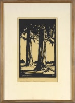 Jacob Hendrik Pierneef; Bloekombome (Eucalyptus trees) (Nilant 77)