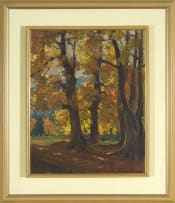 Piet van Heerden; Eike in die Herfs (Oaks in Autumn)