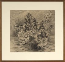 Florence Zerffi; Flowers in a Vase