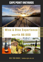 Wine and dine donated by Cape Point Vineyards