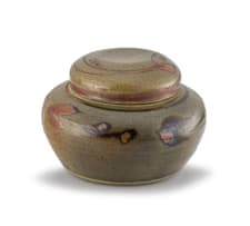 A stoneware jar and cover, Tim Morris, 1941-1990