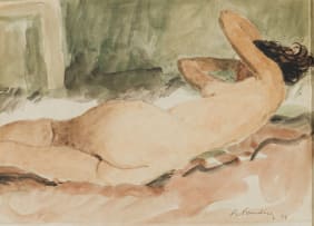 Robert Broadley; Reclining Nude