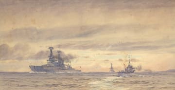 Alma Claude Burton Cull; Warships at Sea