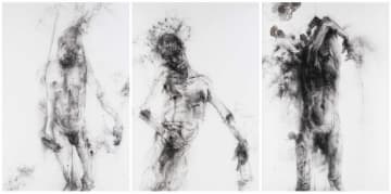 Diane Victor; Three Figures, triptych