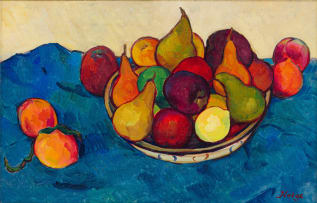 François Krige; Still Life with Fruit