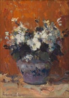 Adriaan Boshoff; White Flowers in a Ginger Jar