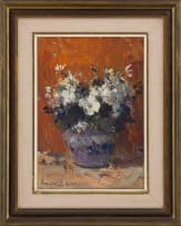 Adriaan Boshoff; White Flowers in a Ginger Jar