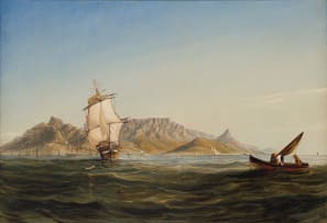 Thomas Baines; Brig in Table Bay