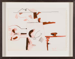 Robert Hodgins; Untitled (Still Life and Figures)