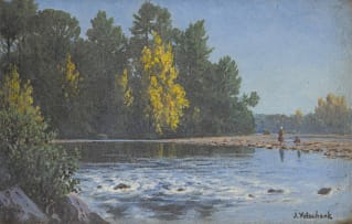 Jan Ernst Abraham Volschenk; Figures by a River
