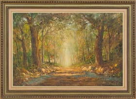 Gabriel de Jongh; Path through the Woods