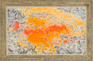 Gordon Vorster; Zebras in Orange Landscape