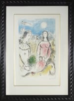 Marc Chagall; Couple at Dusk (M. 972)