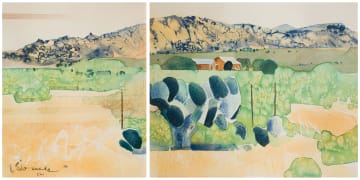 Ulrich Schwanecke; Diptych Landscape