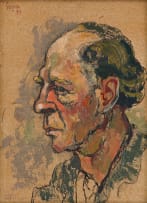 Gregoire Boonzaier; Self Portrait in Profile