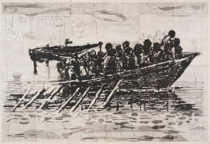 William Kentridge; Refugees (You Will Find No Other Seas)