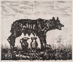 William Kentridge; She Wolf (Jug)
