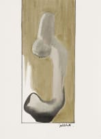 Sidney Goldblatt; Sculptural Form in Grey and Gold