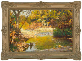 Edward Roworth; Lourens River, Somerset West in Autumn