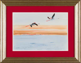 Dylan Lewis; Flamingos in Flight, three