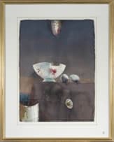 Louis van Heerden; Still Life with Bowl and Eggs