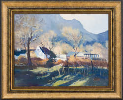 Ruth Squibb; Landscape with Cottages