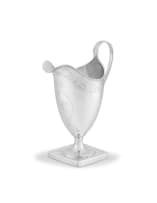 A George III silver cream jug, Peter and Ann Bateman, London, 1794