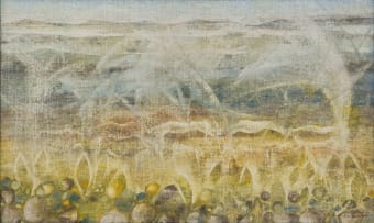 Gordon Vorster; Abstract Landscape with Herd