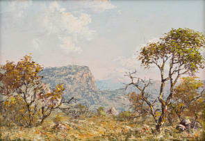 Henry Bredenkamp; Mountainous Landscape