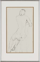 Maud Sumner; Profile of a Seated Nude