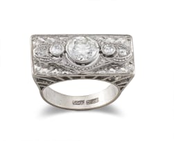 Diamond dress ring