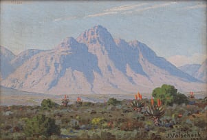 Jan Ernst Abraham Volschenk; Mountain and Veld – Riversdale