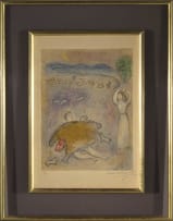 Marc Chagall; La Ruse de Dorcon (Dorcon's Strategy), from Daphnis et Chloé (M. 317)