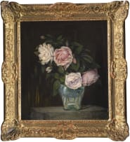 Katherine Kinsella; Vase with Roses
