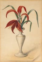 Jan Ernst Abraham Volschenk; Maltese Lily in a Vase